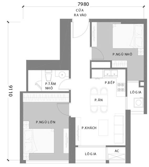 Vinhomes Central Park - 2 Bedrooms